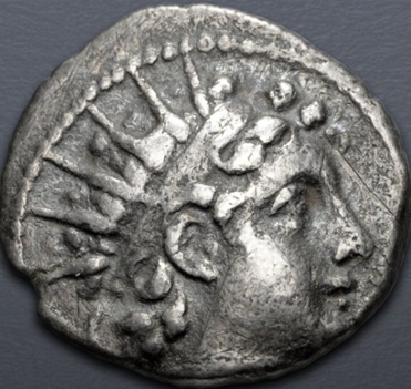Antiochos VI Dionysos,  144-143  BCE  (Apameia on the Axios mint -  AR Hemidrachm)
